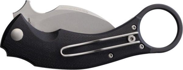Fox Bastinelli BlackBird Karambit Folding Knife N690 Black
