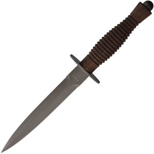 Fox Fairbairn Sykes Fighting Knife Fixed Blade N690 Walnut