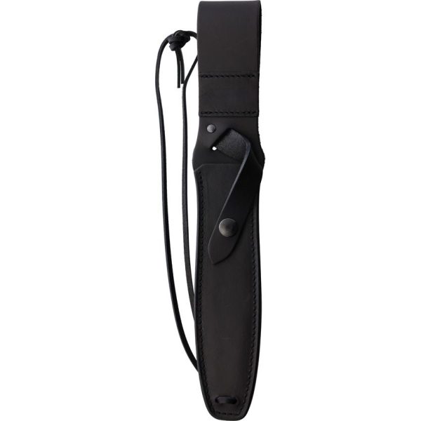 Fox Veleno Dagger Fixed Blade N690 Stainless Black Leather Sheath