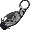 FOX Karambit Linerlock Dragon Black N690 Folding Knife
