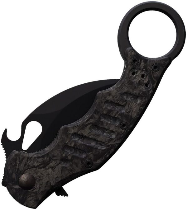 FOX599CFF_add_01.jpg FOX Karambit Linerlock Fat Carbon Fiber N690 Folding Knife