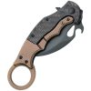FOX Karambit Framelock - Black G10 Folding Knife