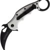 Fox Karambit Linerlock White G10 Folding Knife N690 Blade