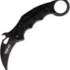 Fox Karambit Lockback - Black G10 Extended Tang