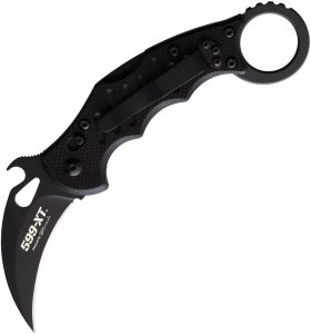 Fox Karambit Lockback - Black G10 Extended Tang