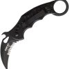 Fox Karambit Linerlock Folding Knife N690 Black G10