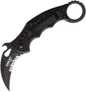 Fox Karambit Linerlock Folding Knife N690 Black G10