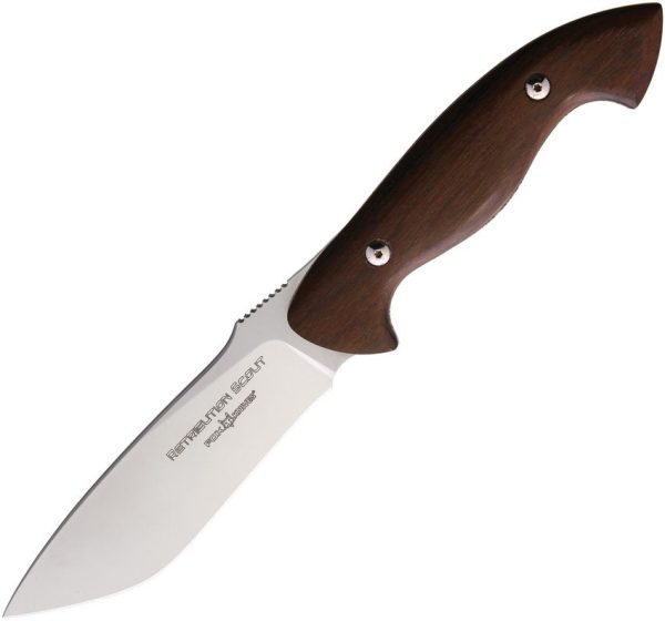 Fox Retribution Scout - Satin N690 Ziricote Handle