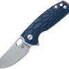 Fox Baby Core Linerlock Blue Folding Knife N690 Stainless