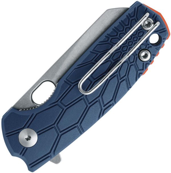 Fox Baby Core Linerlock Blue Folding Knife N690 Stainless