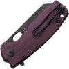 Fox Baby Core Linerlock - Burgundy Micarta M390