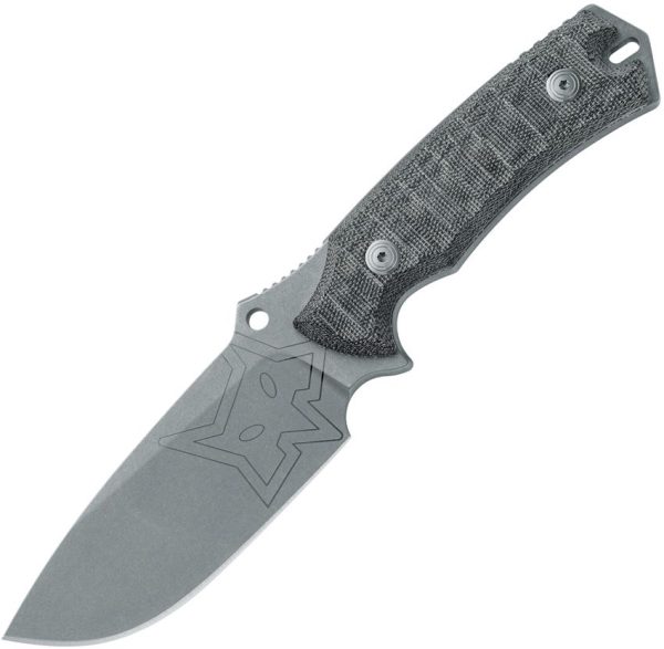 FOX Oxylos Fixed Blade Knife Becut Steel Black Micarta