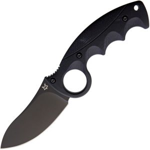 Fox Russ Kommer Alaska Fixed Blade - Black G10