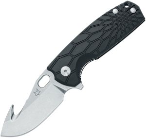 FOX624B.jpg Fox Core Hunter Linerlock Black Folding Knife Becut Steel