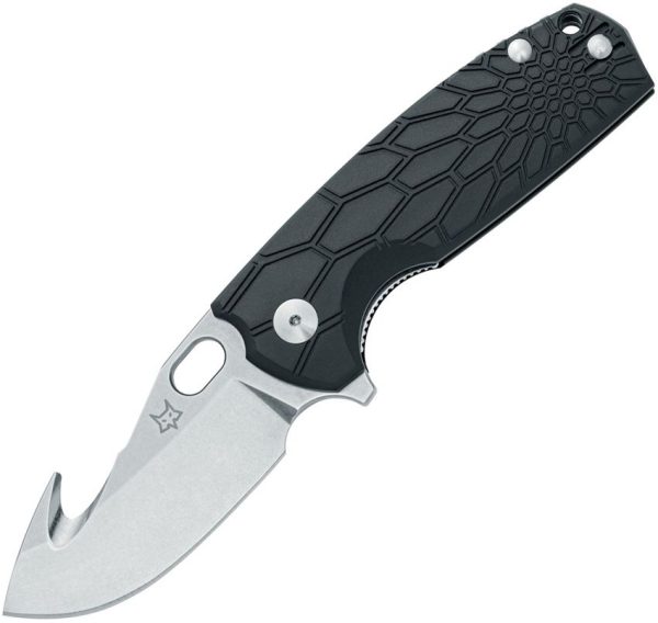 FOX624B.jpg Fox Core Hunter Linerlock Black Folding Knife Becut Steel