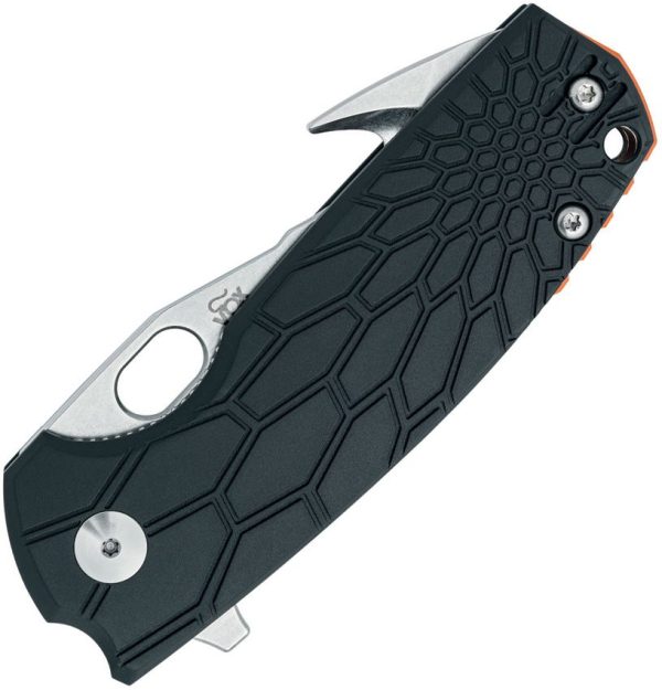 FOX624B_add_01.jpg Fox Core Hunter Linerlock Black Folding Knife Becut Steel