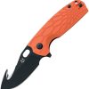 Fox Core Hunter Linerlock Orange Folding Knife 3.13" Becut