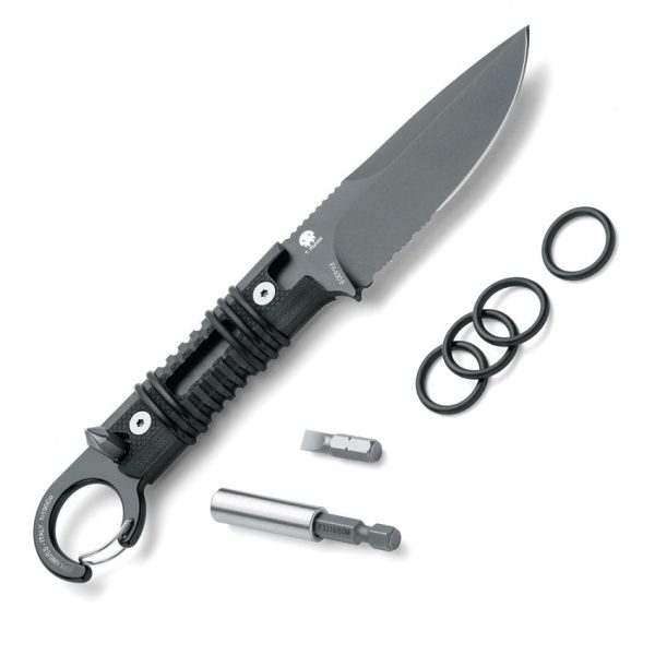 Fox Ferox Fixed Blade N690 Black G10 Knife Sheath