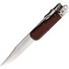 Fox Special Hunter Folding Knife 7.5" 440 Stainless Brown Wood