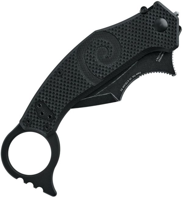 Fox MOA Linerlock Karambit N690 Black G10 Folding Knife