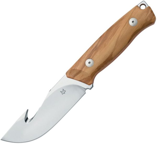 FOX663OL.jpg FOX Ejector Fixed Blade - Olive Wood Guthook