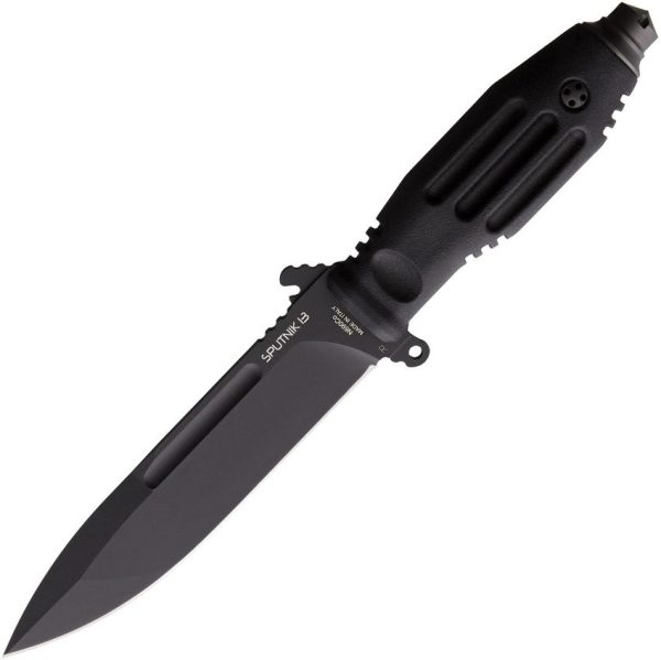 Fox Sputnik 13 Fixed Blade - Black Cerakote N690