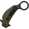 Fox Karambit Linerlock OD Green G10 Folding Knife N690