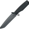 Fox N.E.R.O. Fixed Blade Knife 6" N690 Tanto Black G10
