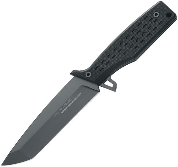 Fox N.E.R.O. Fixed Blade Knife 6" N690 Tanto Black G10