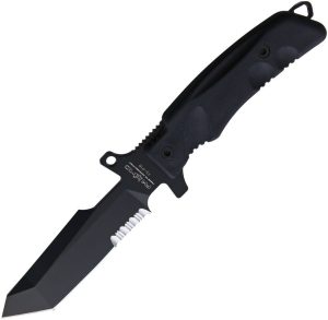 Fox Predator 1 Fixed Blade Tanto - Serrated