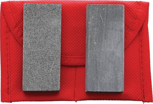 Fox Two Stone Sharpening Set with Pouch