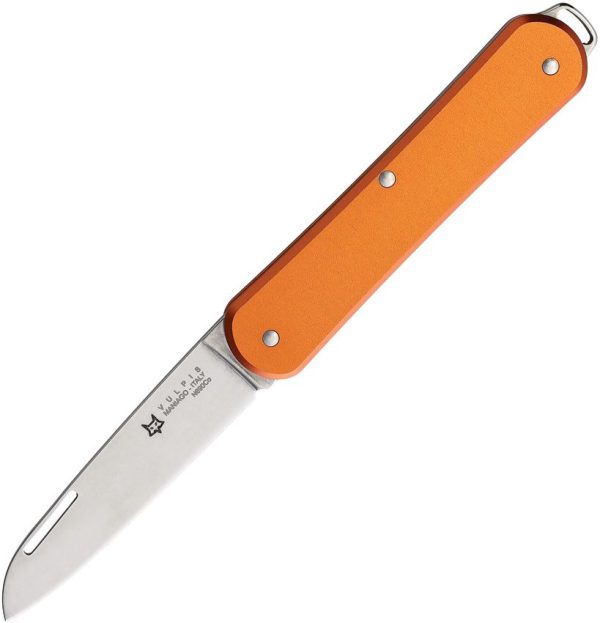 FOXVP130OR.jpg Fox Vulpis Folding Knife Orange Handle N690 Blade