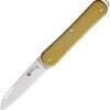 FOXVP130OT.jpg FOX Vulpis Folder Satin Blade Brass Handle
