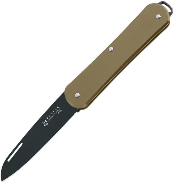 FOXVP130OTB.jpg FOX Vulpis Folder Black Blade Brass Handle