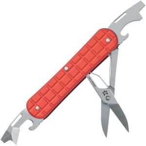 FOXVPGPW130F3R.jpg FOX Vulpis Red Folding Knife Multi-Tool Scissors Bottle Opener