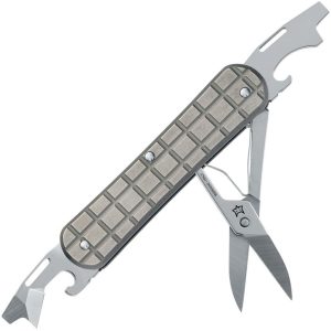 FOXVPGPW130F3TI.jpg Fox Vulpis Folding Knife Titanium Gray Multi Tool EDC