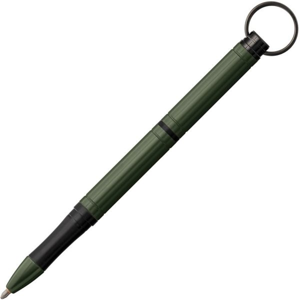 Fisher Space Pen Green Backpacker Keyring - Medium Point
