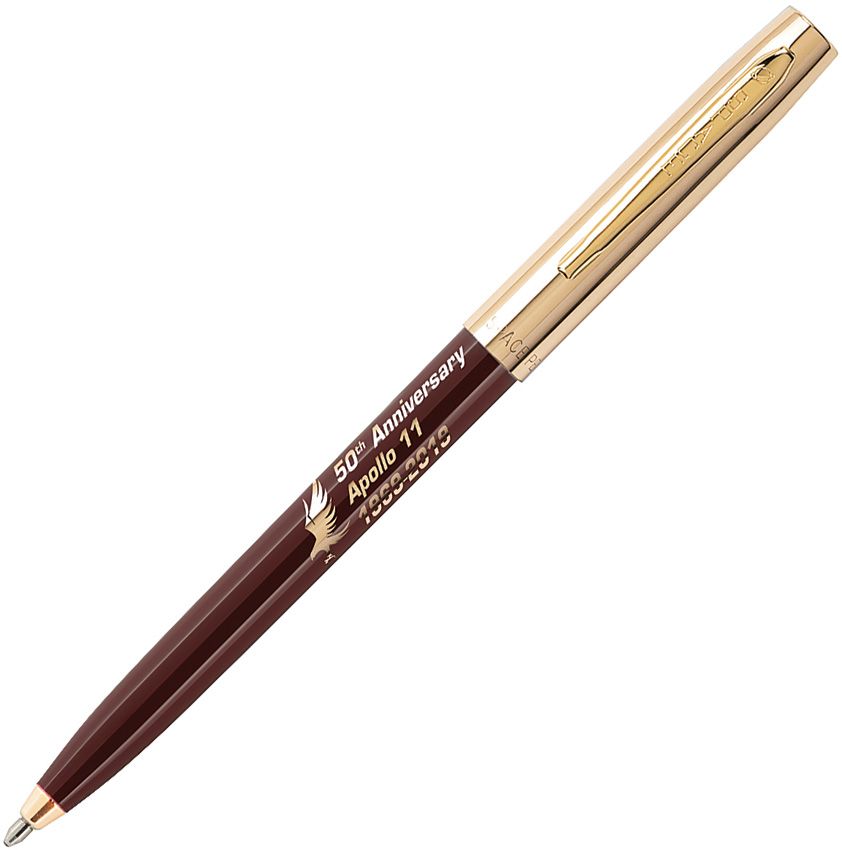 Fisher Space Pen Apollo 11 Cap-O-Matic Burgundy Barrel Pen