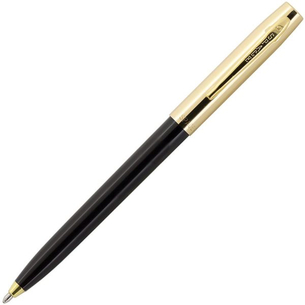 Fisher Apollo Space Pen Black Brass Cap