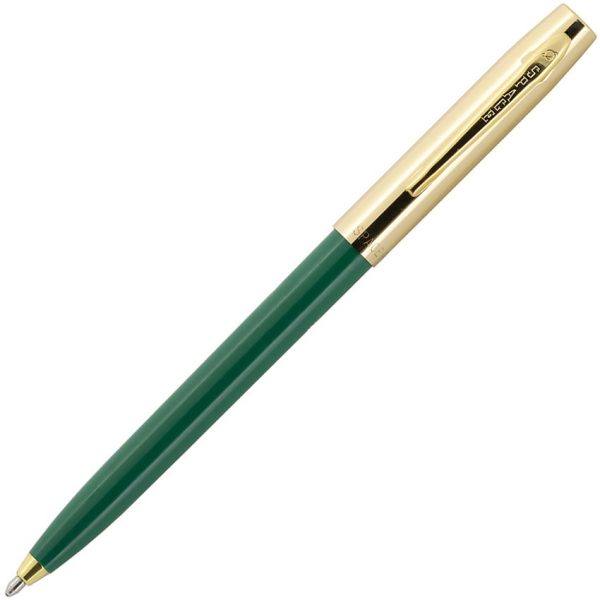 FP001143.jpg Fisher Apollo Space Pen Green Brass Cap