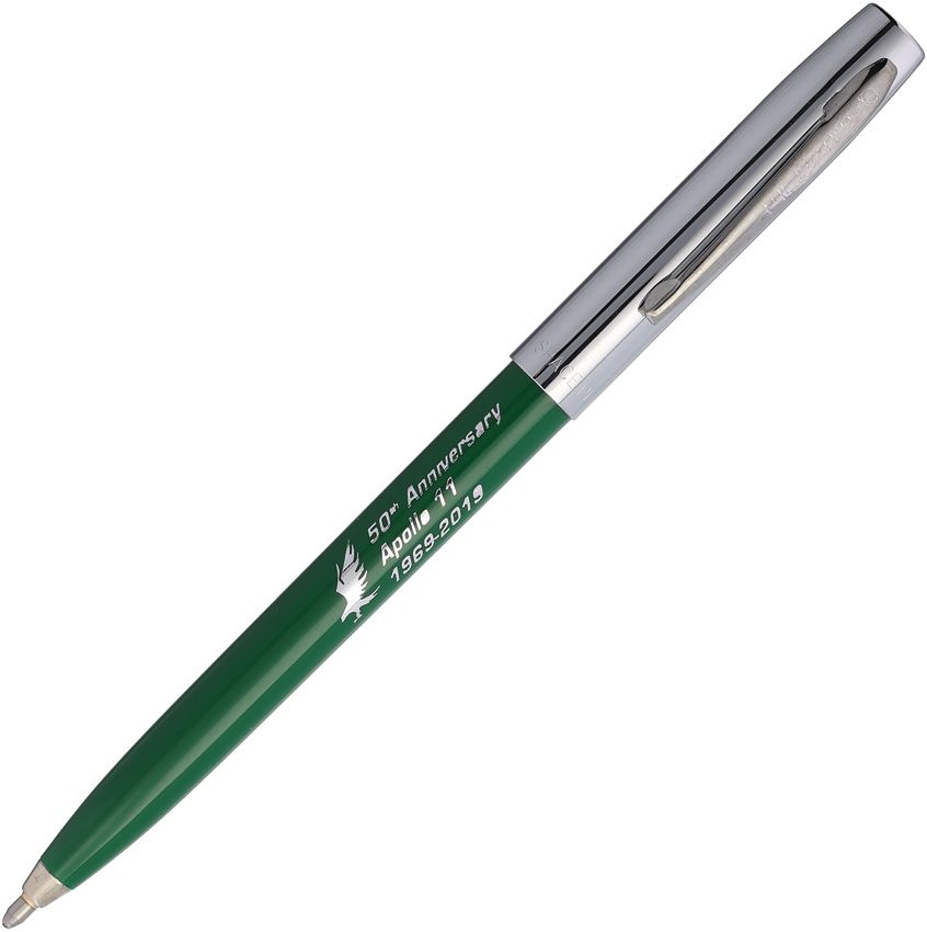 Fisher Space Pen Apollo 11 Cap-O-Matic Pen, Green Barrel