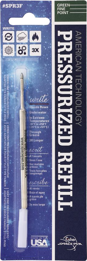 Fisher Space Pen PR4 Green Fine Refill