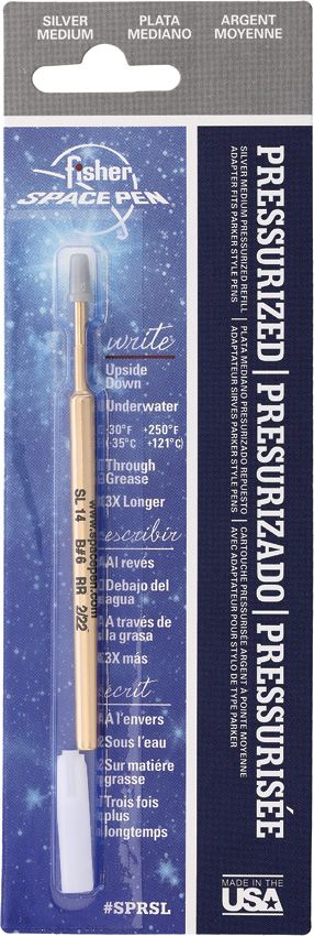 FP112610.jpg Fisher Space Pen Silver Medium Ink Refill