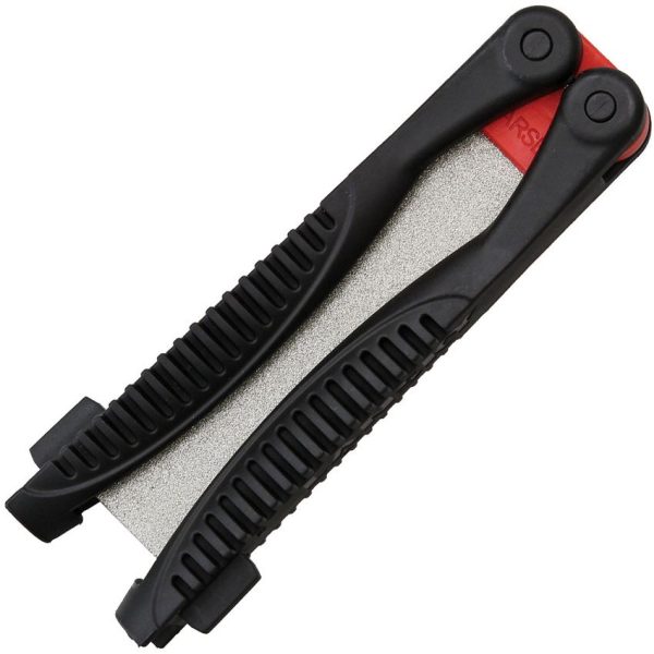 Lansky FP-1260 Folding Diamond Paddle Coarse/Fine - Black/Red