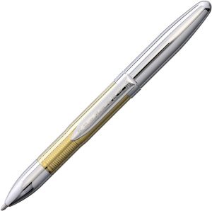 Fisher Space Pen Infinium Blue Ink Tactical Pen Gold Titanium
