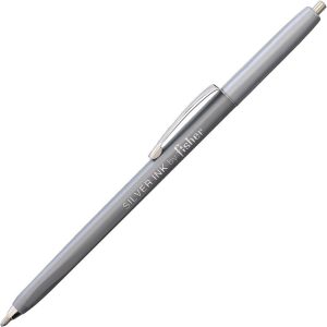 FP362633.jpg Fisher Space Pen Silver Ink Retractable Pocket Clip