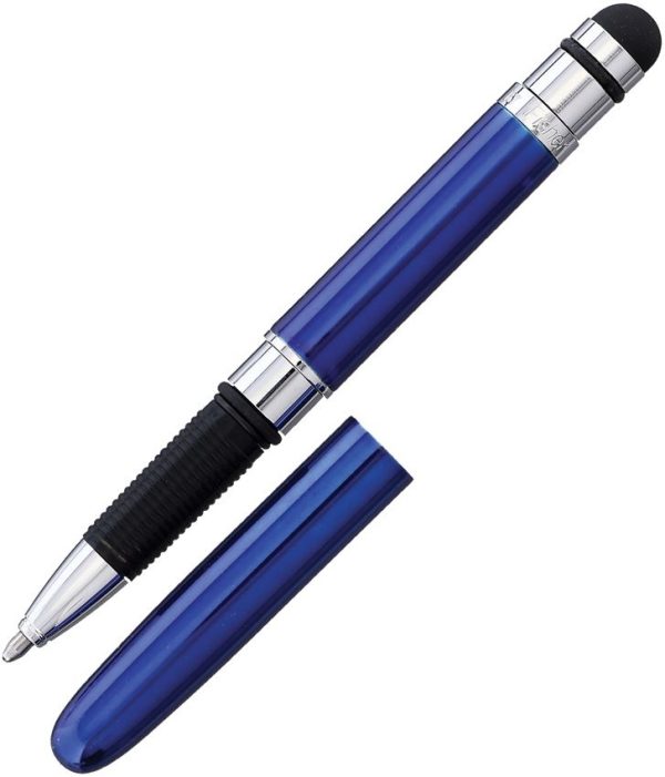 Fisher Space Pen Bullet Grip Blue Tactical Pen USA Made