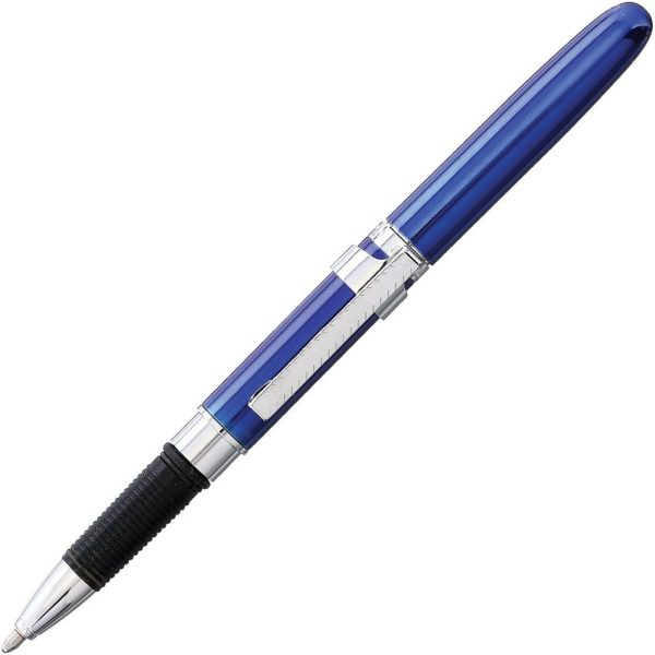Fisher Space Pen Bullet Grip Blue Tactical Pen Writes Upside Down