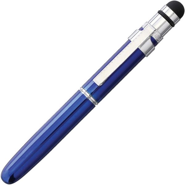 Fisher Space Pen Bullet Grip Blue Tactical Pen Writes Upside Down