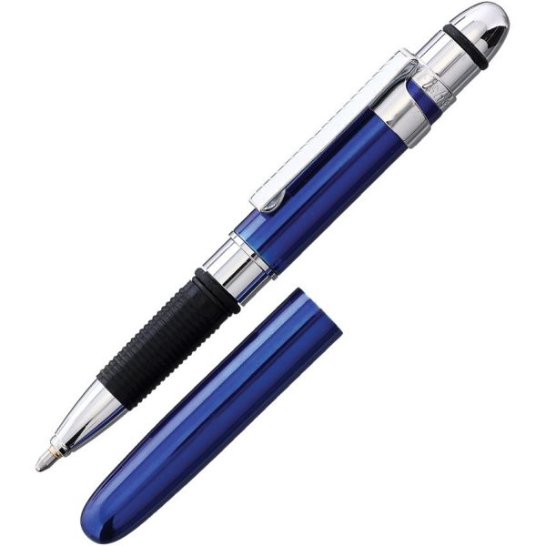 Fisher Space Pen Bullet Grip Blue Tactical Pen Clip